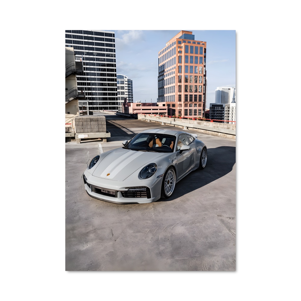 Poster chic de sport intemporel – affiche Porsche